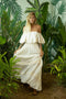 White Bohemian Style Loose fit dress made from unbleached Organic Cotton