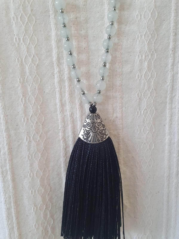 WHITE MALA Necklace